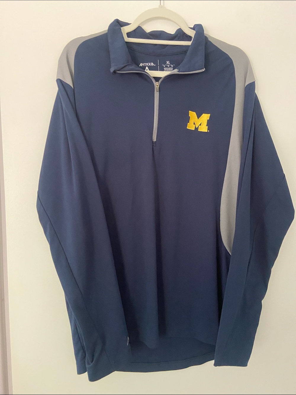 Antigua Michigan Quarter Zip